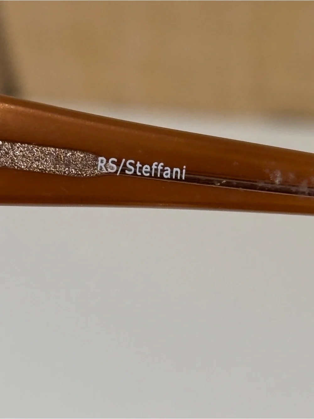 RS/Steffani Rectangular Brown Metal Rim Glasses RSS 03 COL 10 57X15-135